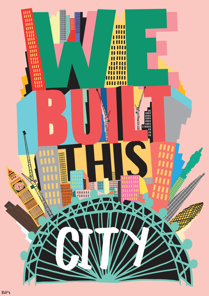 We Built This City. Londen Souvenirs