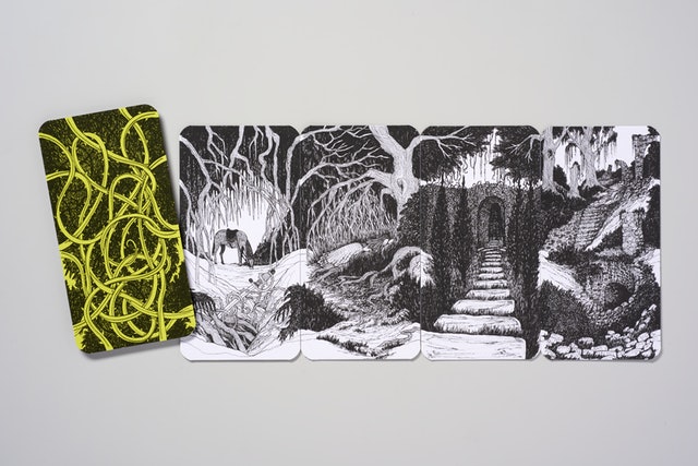 Myriorama kaarten: The Hollow Woods Story Telling Card Game