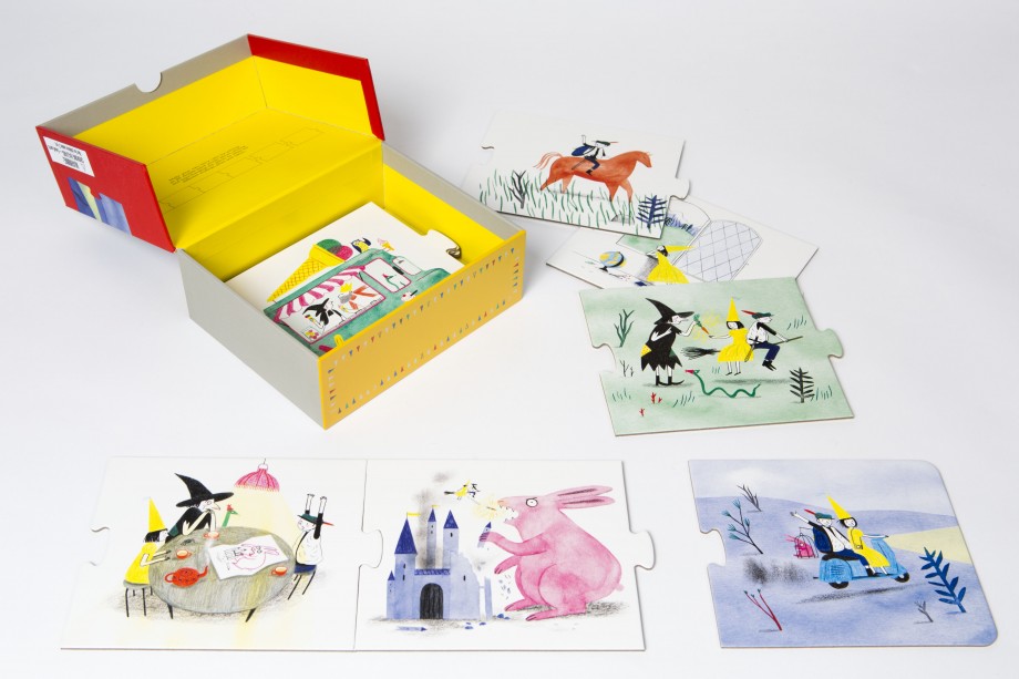 Samen verhalen creëren. 3 producten van M&O. Story Box. Fairy Tailes.